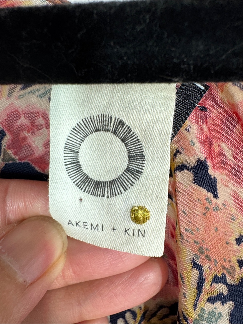 Anthropologie Akemi + Kin Boho Kimono Floral Patchwork Multicolor Flowy Duster - Picture 7 of 13